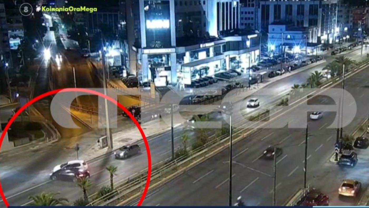 Συγγρού: Βίντεο με την καραμπόλα τριών αυτοκινήτων – Ένας σοβαρά τραυματίας