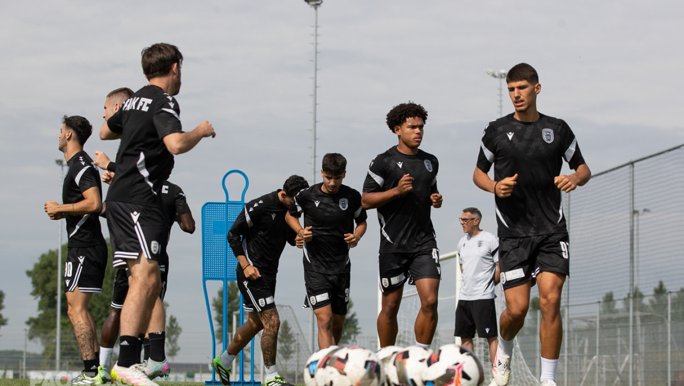 ΠΑΟΚ: Χαμόγελα, δουλειά και πολλά γκολ στην πρωινή προπόνηση