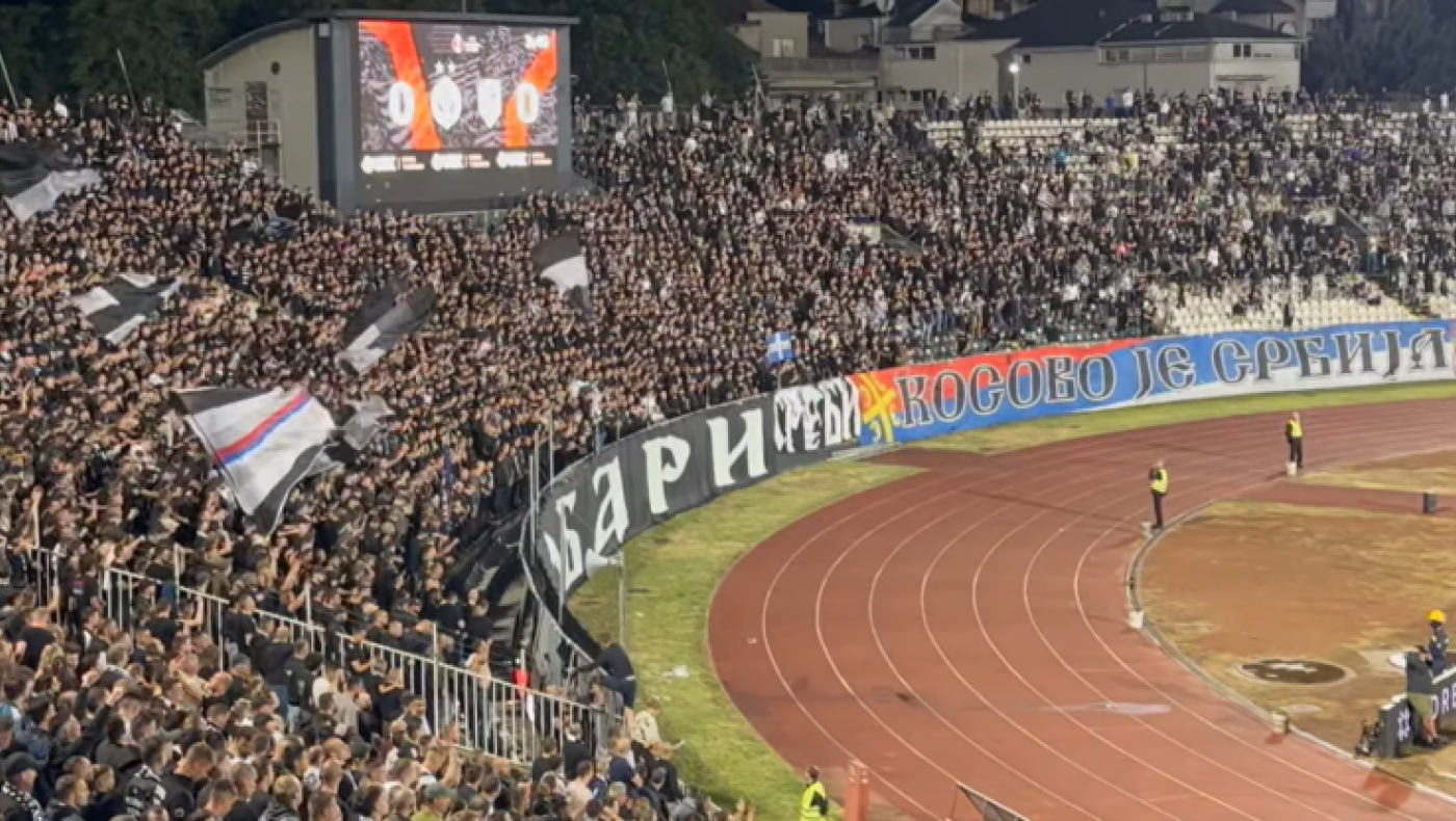 «Ωωω ΠΑΟΚάρα» στην έδρα της Παρτιζάν, στο παιχνίδι με την ΑΕΚ Λάρνακας