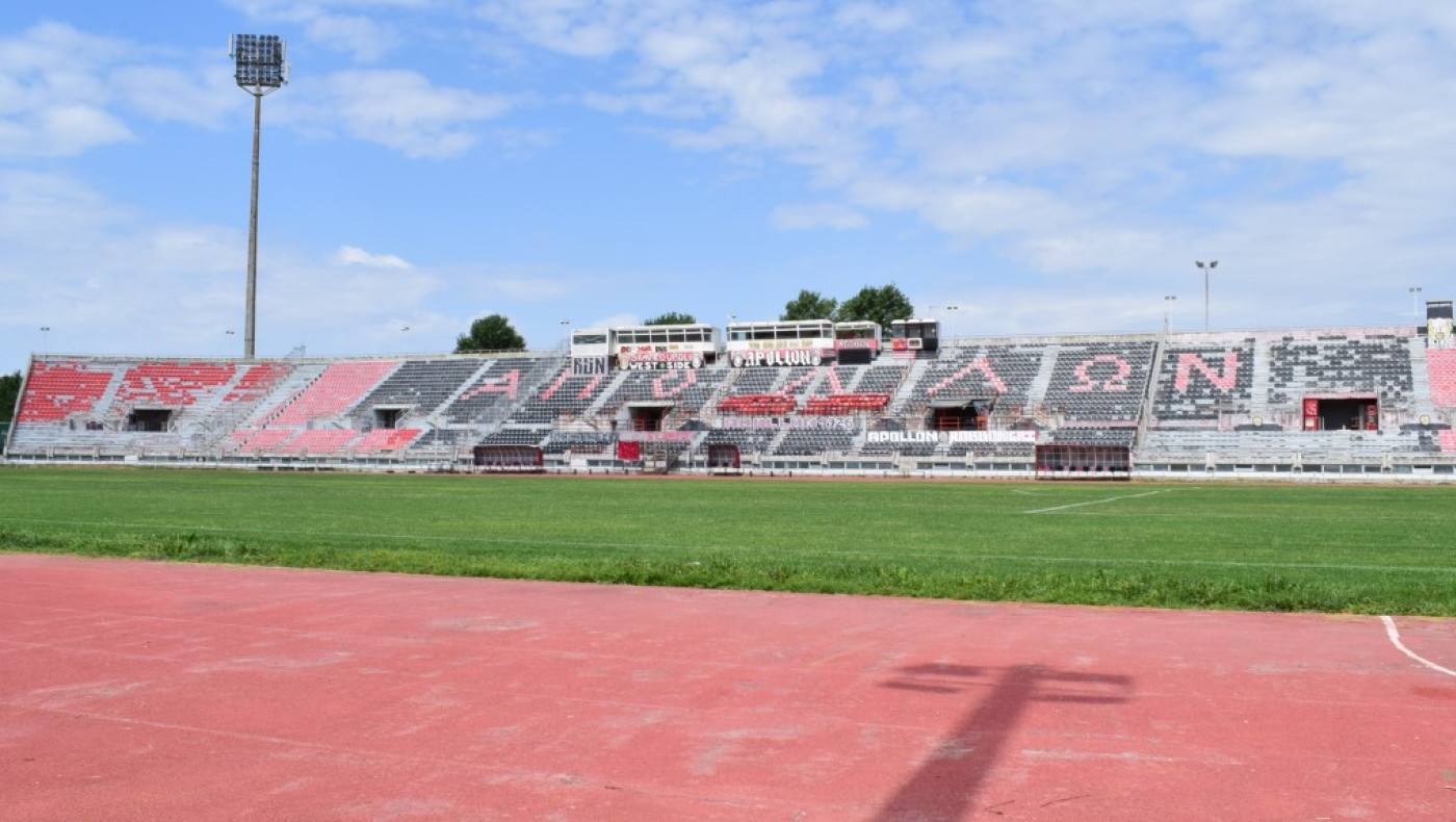Απόλλων Καλαμαριάς: Βανδαλισμοί και συνθήματα πέριξ του γηπέδου (pics)