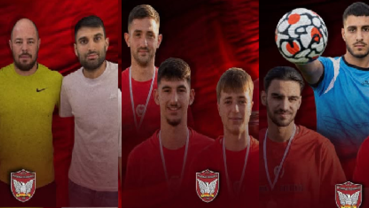 Το προπονητικό επιτελείο του Φοίνικα Πολίχνης - Ανανεώσεις με επτά ποδοσφαιριστές