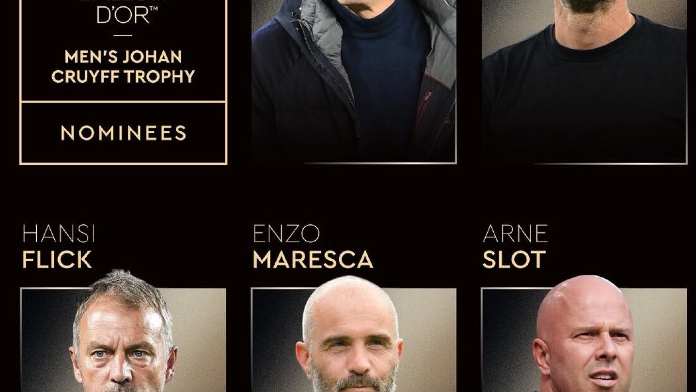 Οι πέντε υποψήφιοι για το βραβείο του καλύτερου προπονητή