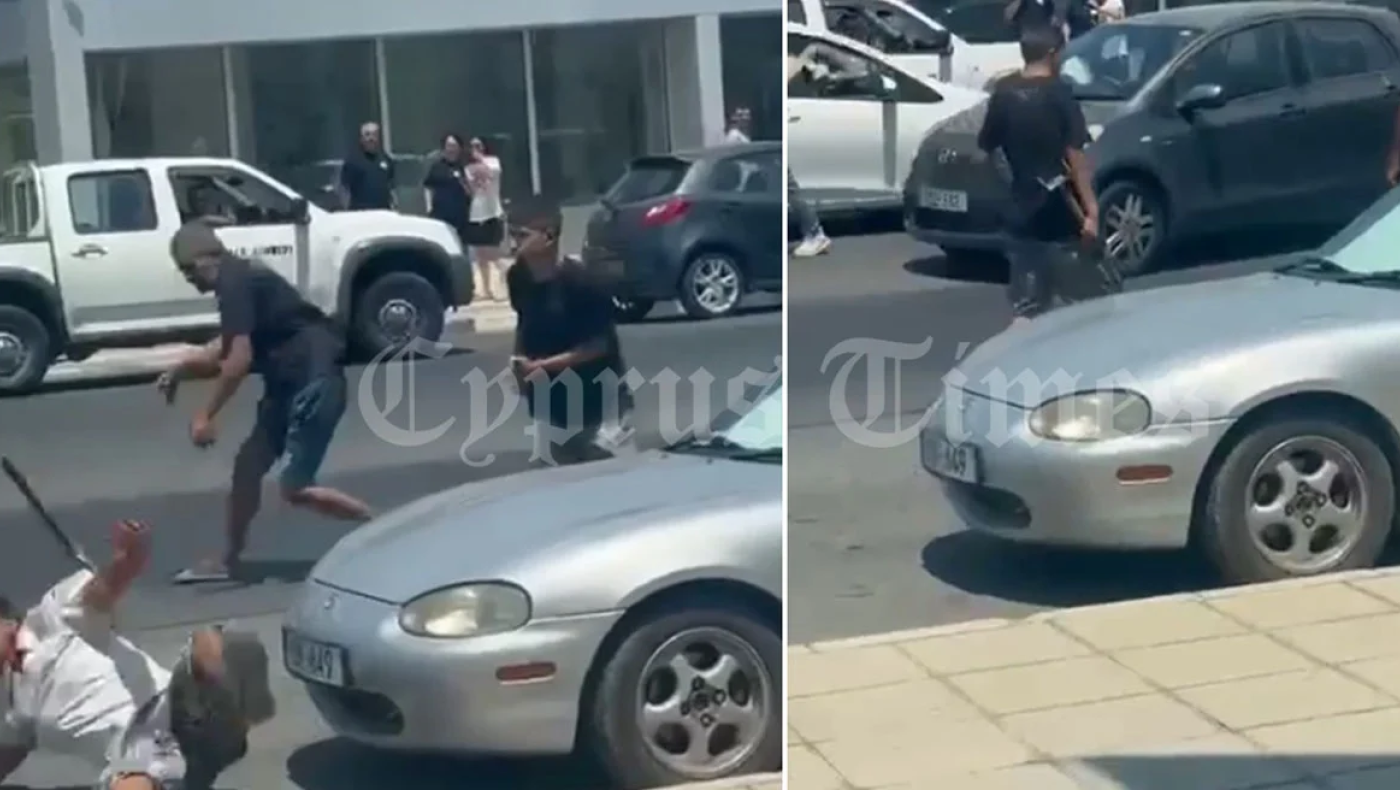 Άγριο ξύλο στη Λεμεσό: Ελληνοκύπριοι και Κούρδοι «πλακώθηκαν» στη μέση του δρόμου