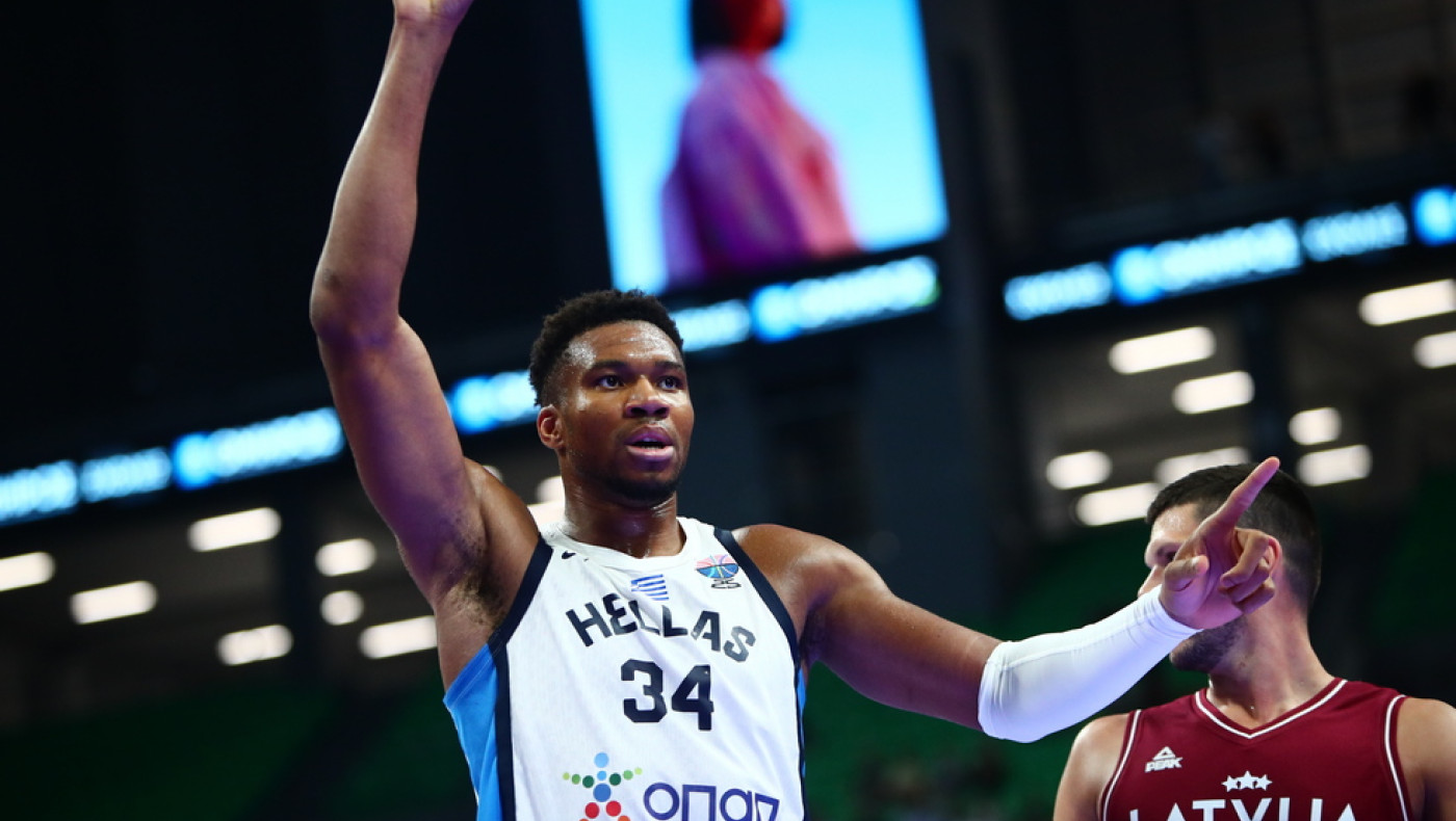 Ελλάδα-Λετονία: Ο Giannis με double-double οδήγησε την Εθνική μας σε 100άρα και νίκη