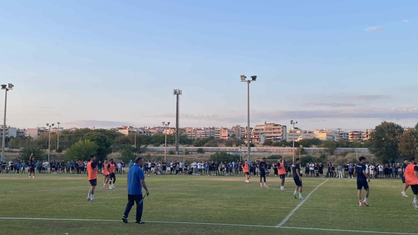 Πανηγυρική ατμόσφαιρα στη Μίκρα για την ανοιχτή προπόνηση του Ηρακλή