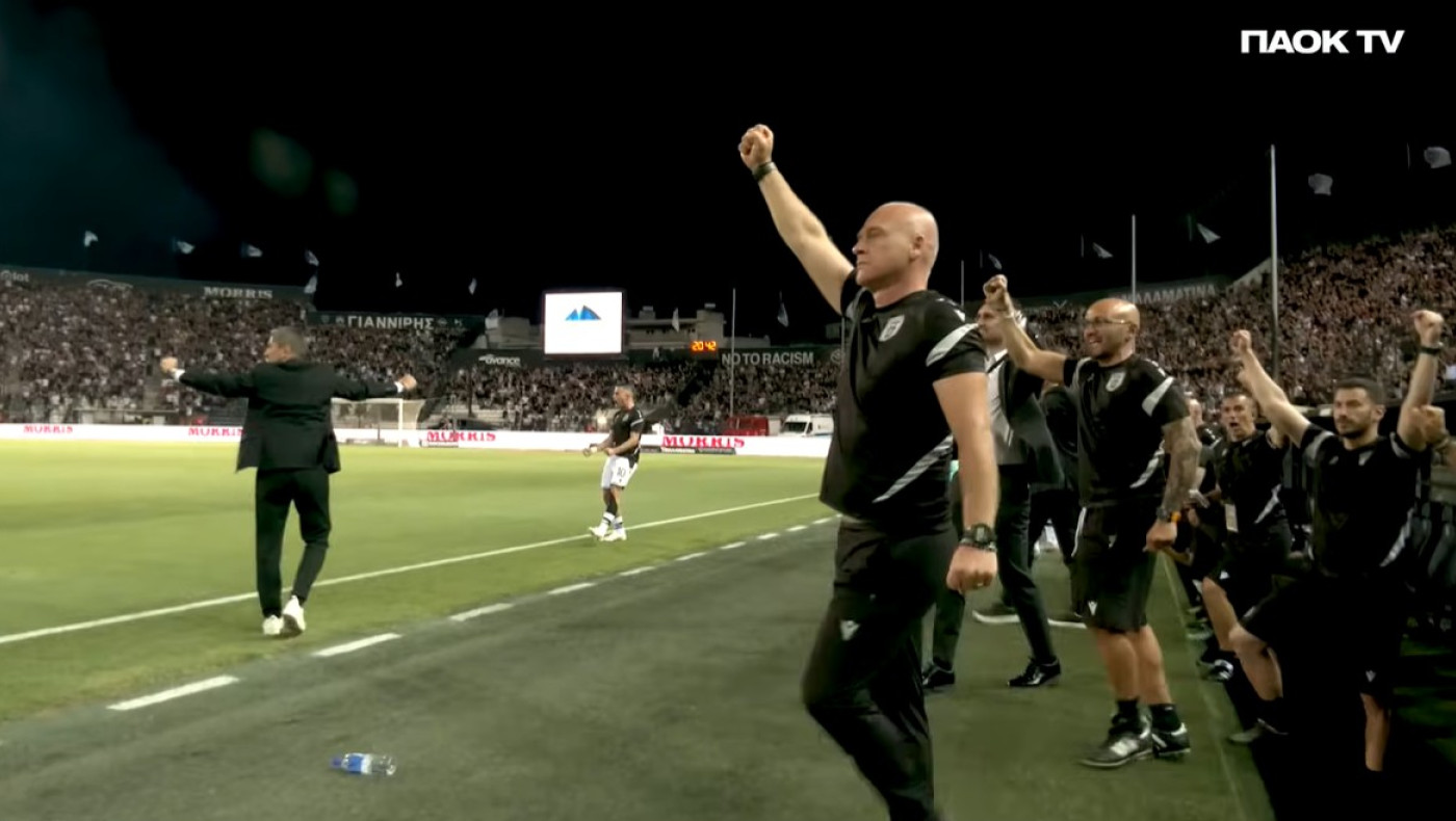 Η παρακάμερα του ΠΑΟΚ-Ριέκα: Το «ηφαίστειο» της Τούμπας, η «τρέλα» στον πάγκο και οι... οδηγίες του Τάισον