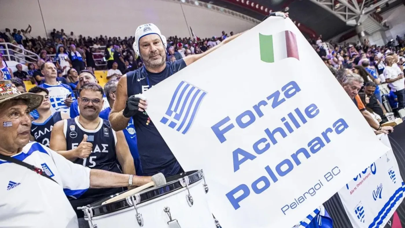 Eurobasket 2025: Τρομερή κίνηση από τους Έλληνες φιλάθλους για τον Ακίλε Πολονάρα