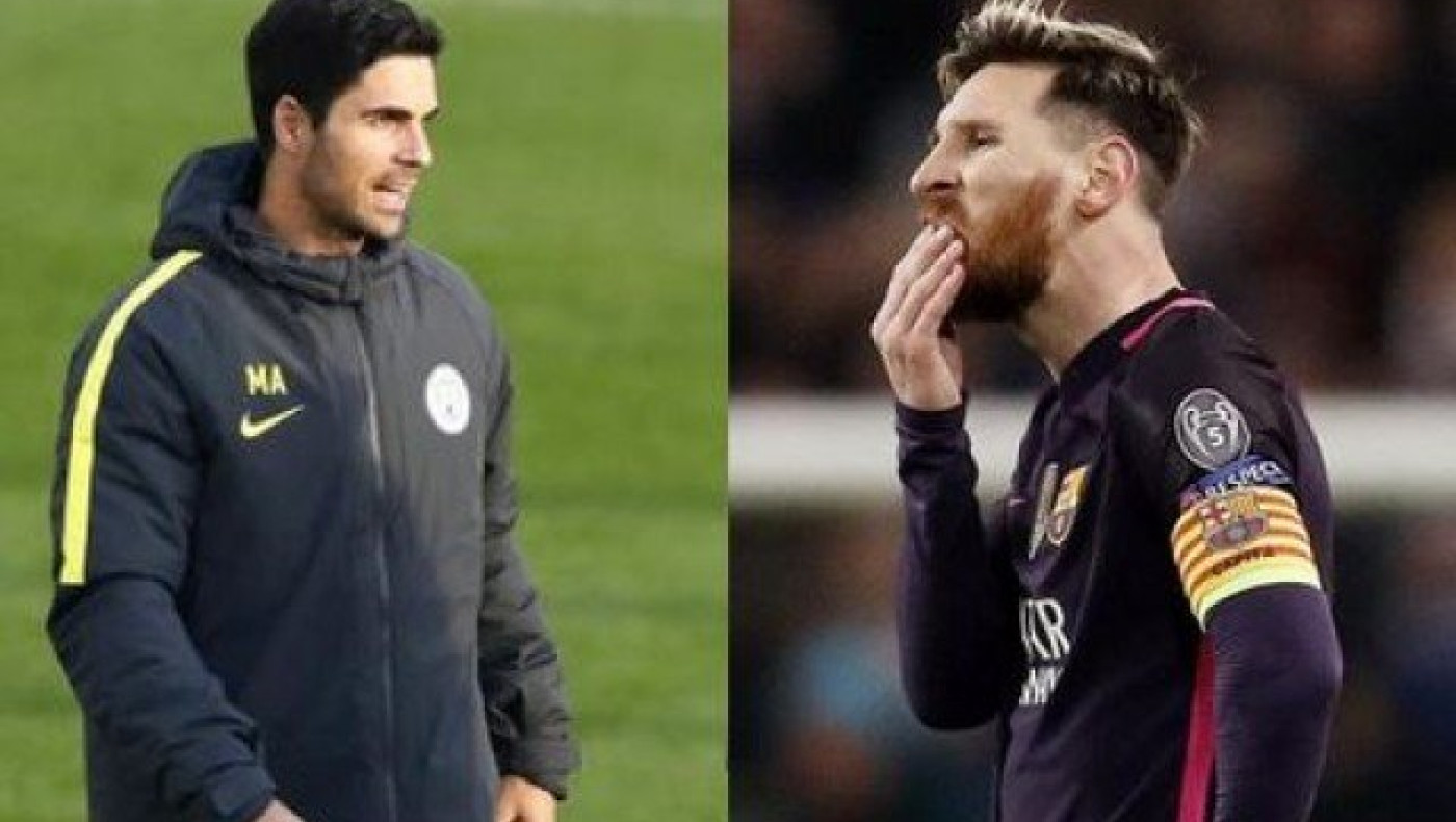 Ο μ@@@ας       Μέσι       και      ο       ηλίθιος    Αρτέτα