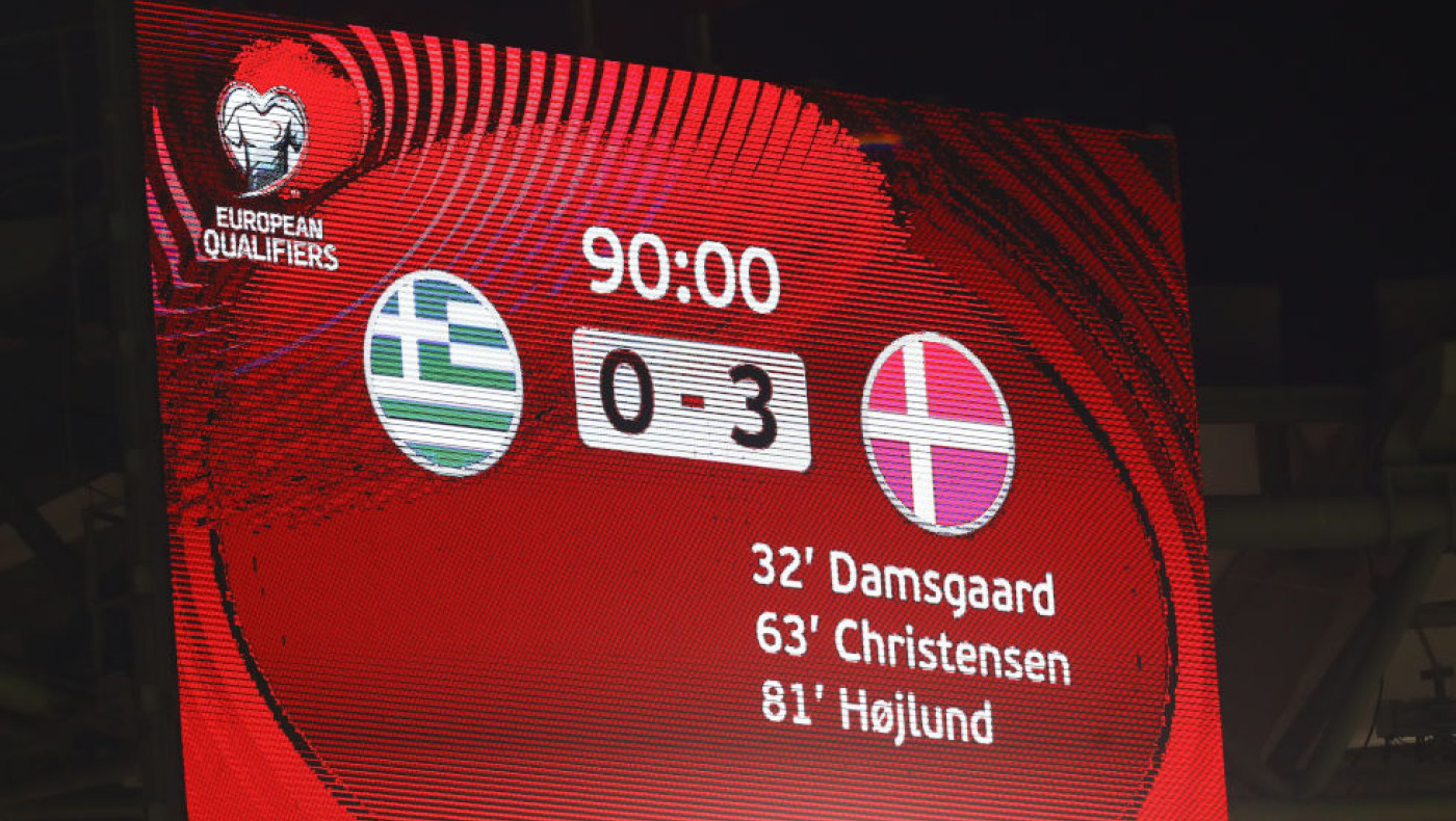 Κατώτερη των περιστάσεων η Ελλάδα, ήττα-μαχαιριά από τη Δανία