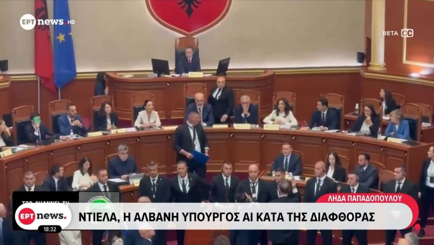 Χάος στην αλβανική Βουλή για την «υπουργό-ρομπότ»: Στόχος άγριας επίθεσης ο Έντι Ράμα