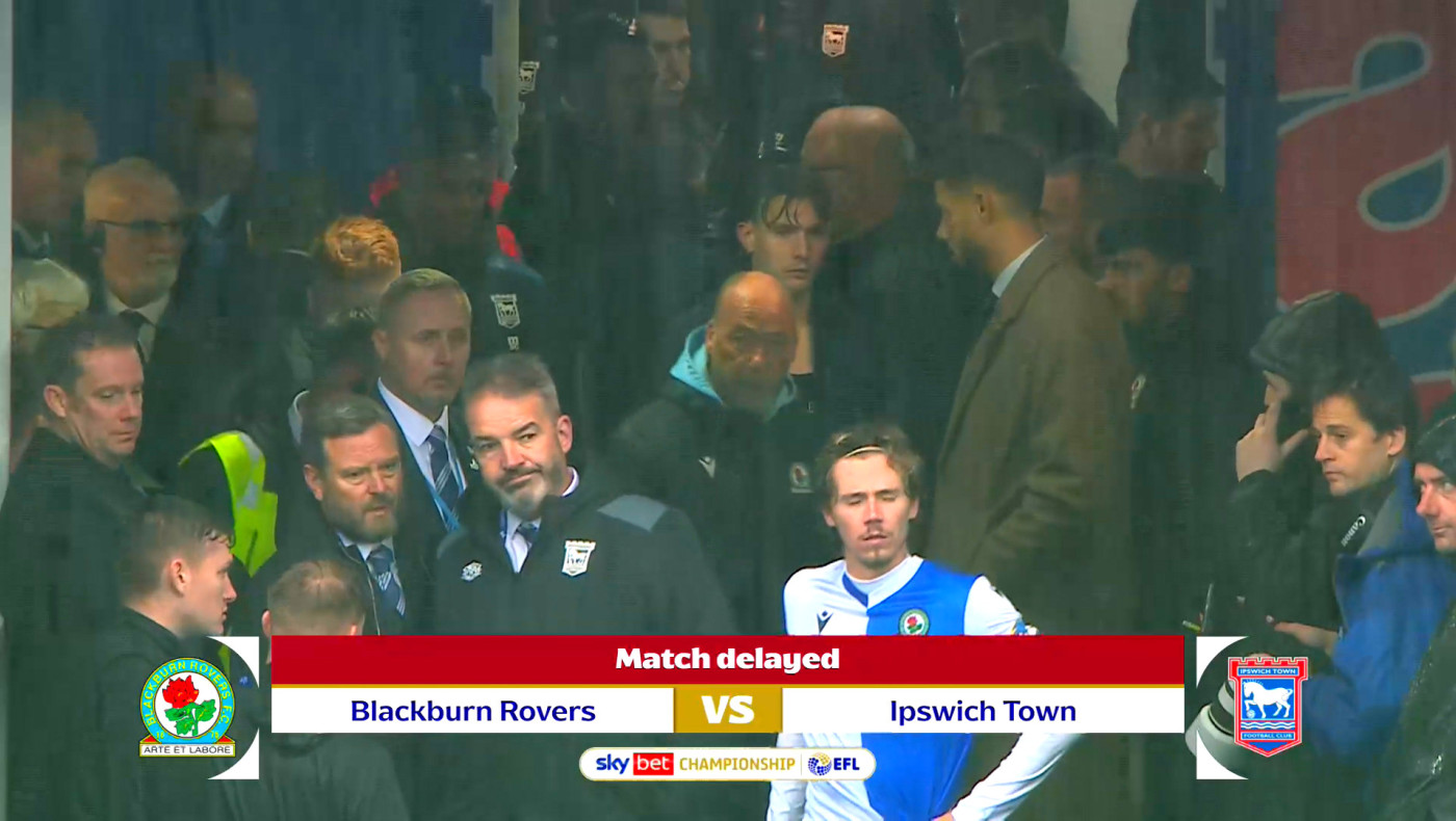 Championship: Αγώνας διακόπηκε στο 80’ λόγω καταρρακτώδους βροχής