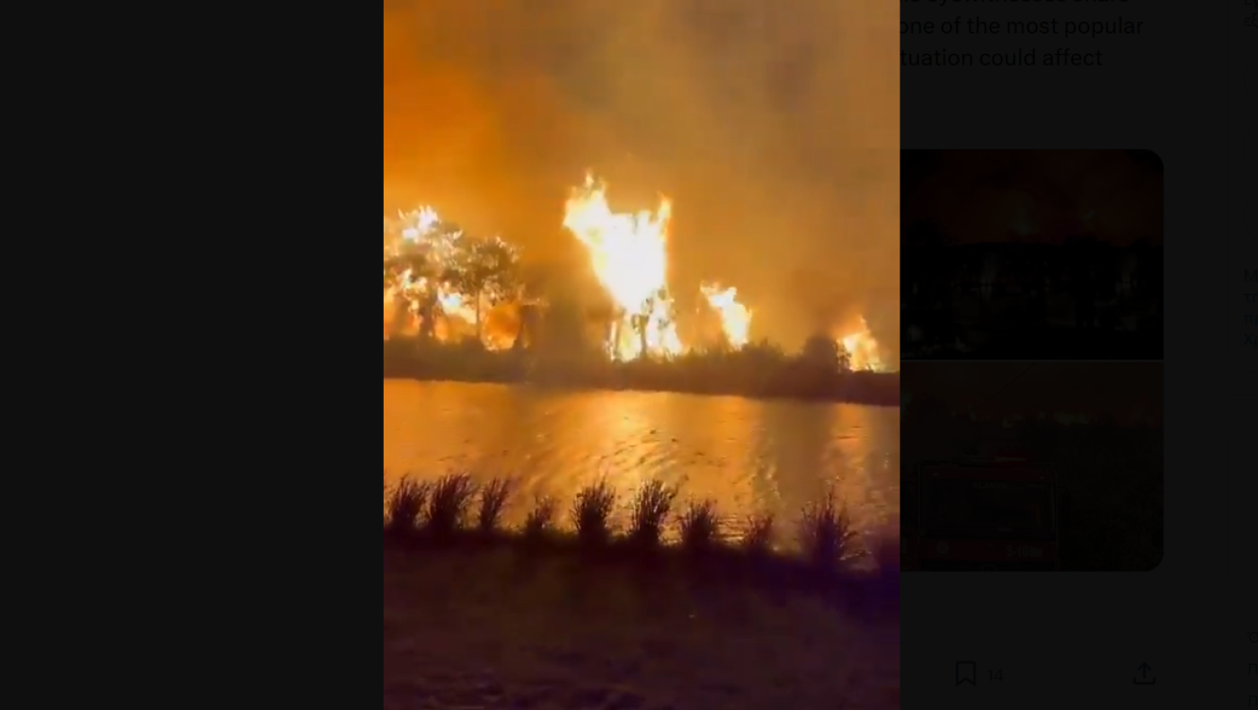 Στις φλόγες ξανά η Αττάλεια: Εκκενώθηκαν ξενοδοχεία, που απειλούνται από την πυρκαγιά