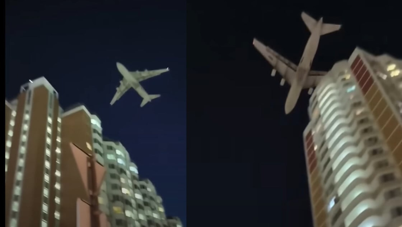 Τεράστιος αεροσκάφος «έξυσε» κτίρια στη Μόσχα!