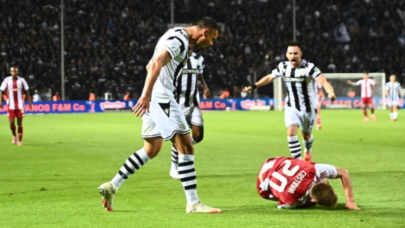 ΠΑΟΚ: Ο Λόβρεν το 2025 έκανε το ίδιο τάκλιν με τον Βιεϊρίνια