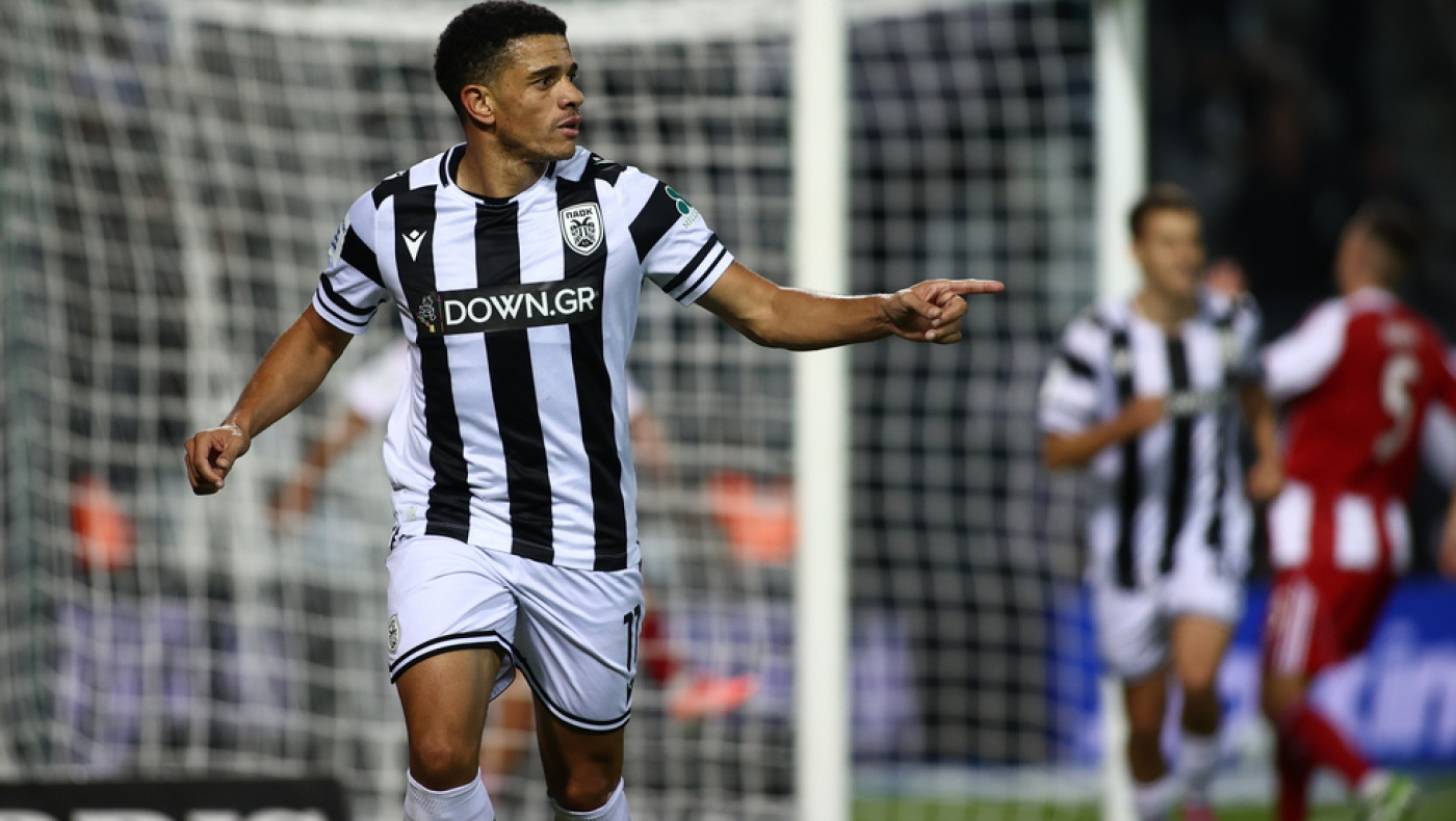 Ο Τάισον εκμεταλλεύεται το λάθος του Ορτέγκα και ισοφαρίζει για τον ΠΑΟΚ