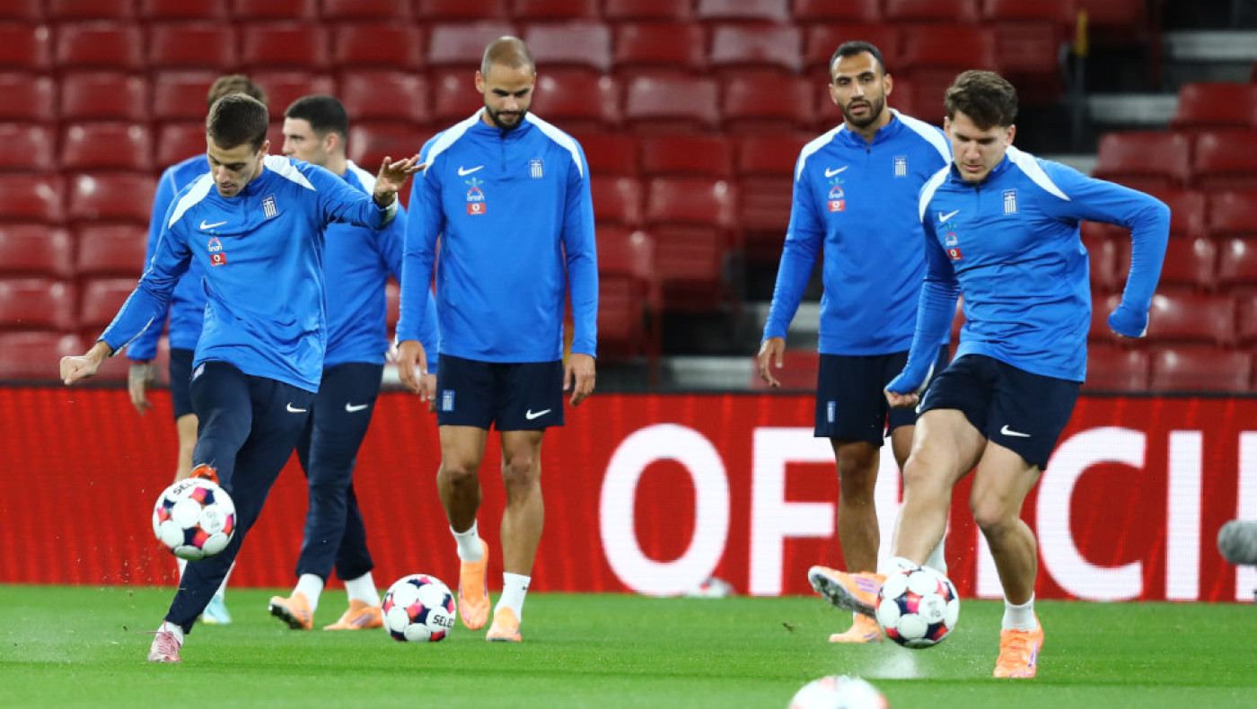 Άπαντες παρόντες στην προπόνηση της Ελλάδας