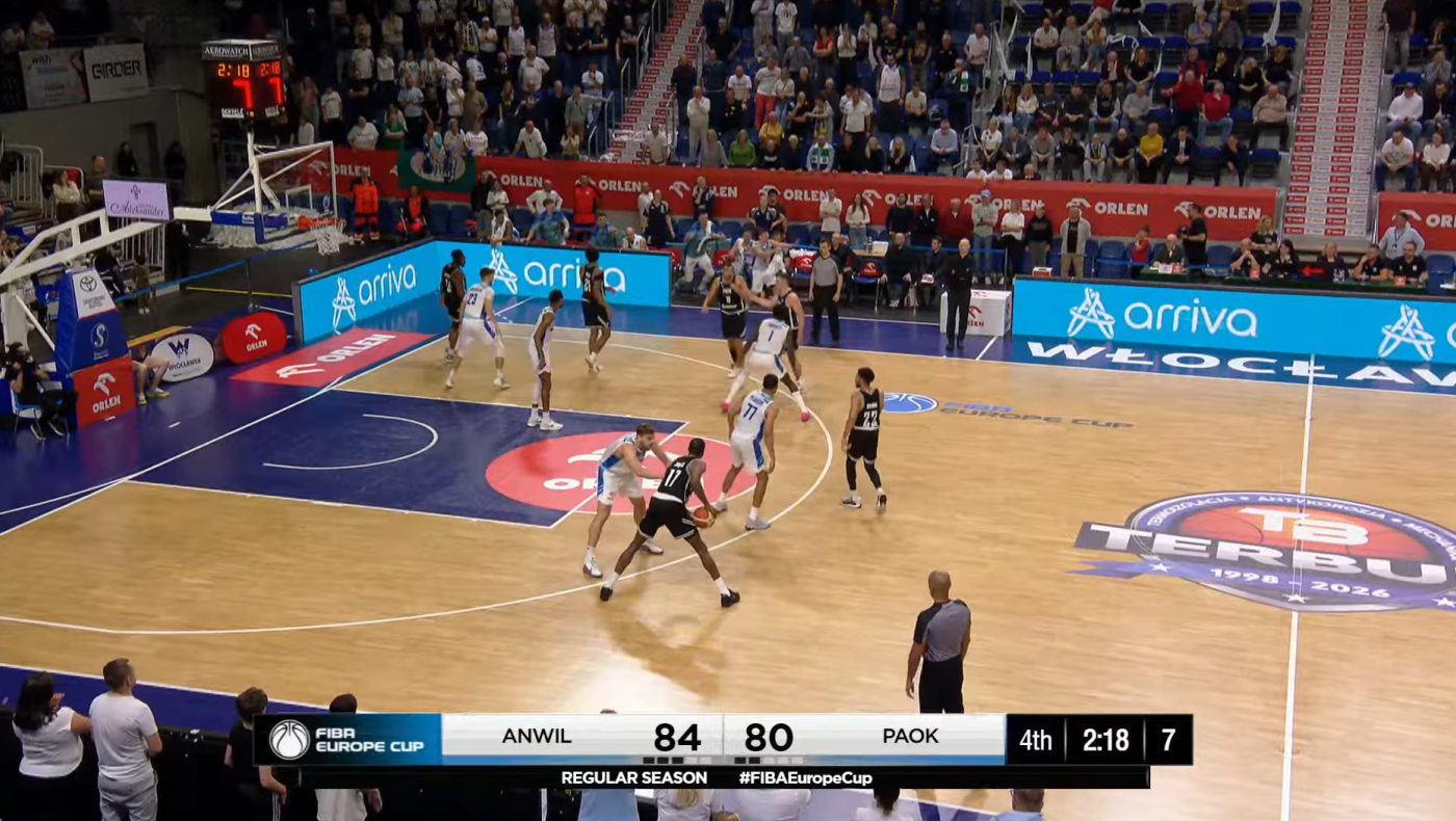 ΠΑΟΚ: Έπαιξε με έξι παίκτες για δευτερόλεπτα-Δείτε πώς... τη γλίτωσε