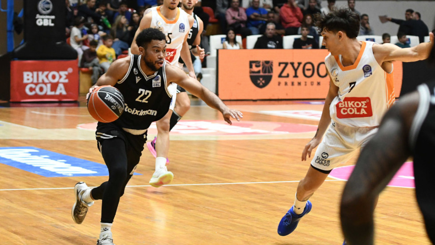 Σπουδαίο διπλό του ΠΑΟΚ στην Πάτρα με ηγέτη τον Μπράουν