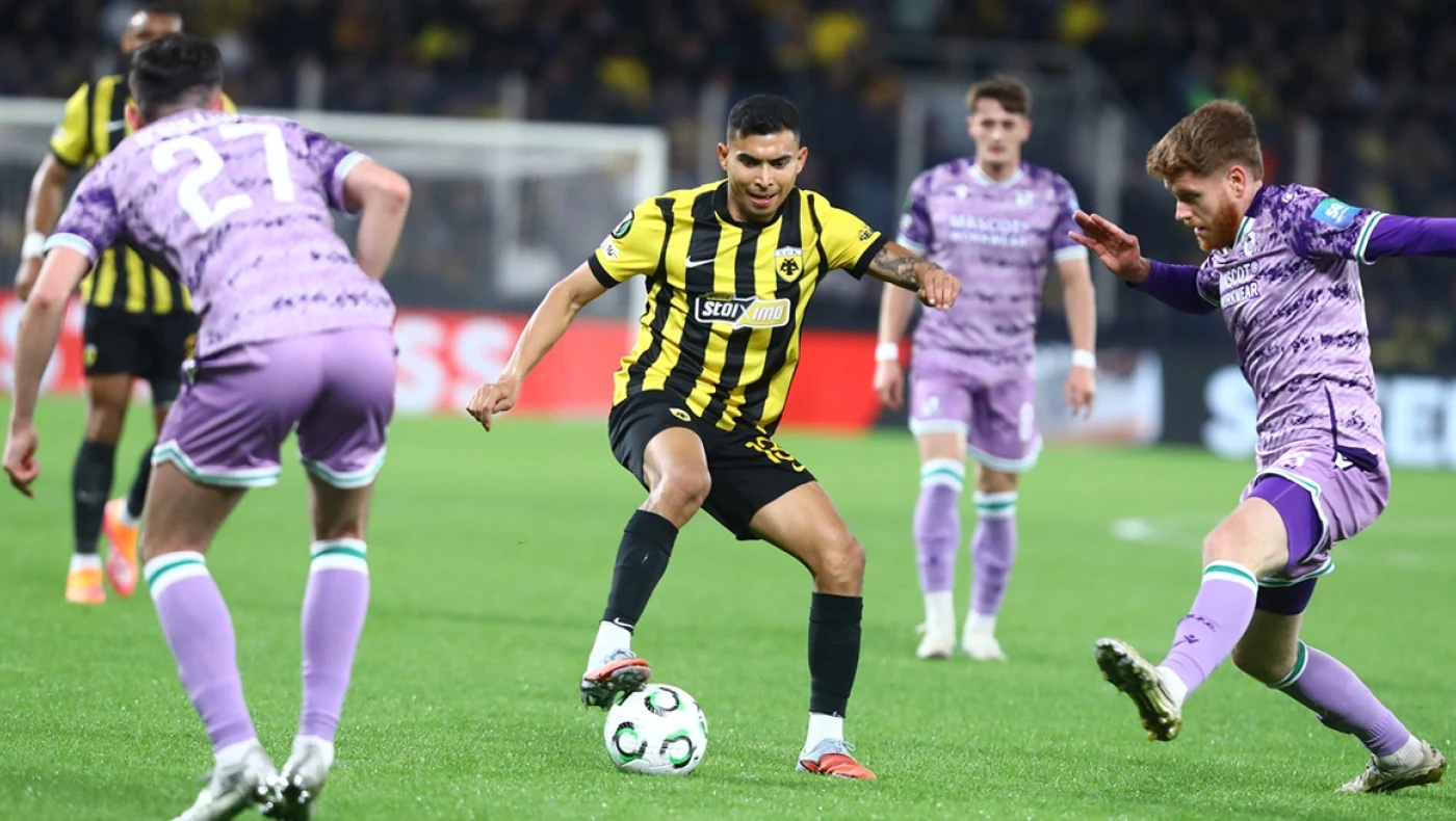 Conference League: Γκέλα ολκής για την ΑΕΚ, ισόπαλη 1-1 με τη Σάμροκ και τώρα,.. τρέχει