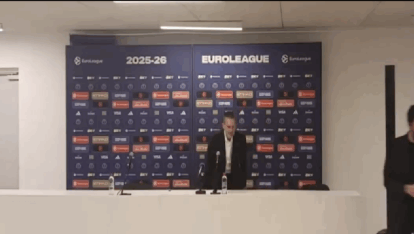 Euroleague: Σουρεάλ κατάσταση με συνέντευξη Τύπου διάρκειας πέντε... δευτερολέπτων