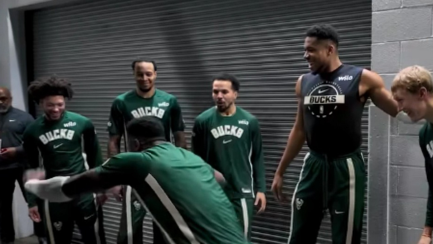 Θανάσης Αντετοκούνμπο: Το έριξε στον... χορό πριν το Μάβερικς-Μπακς