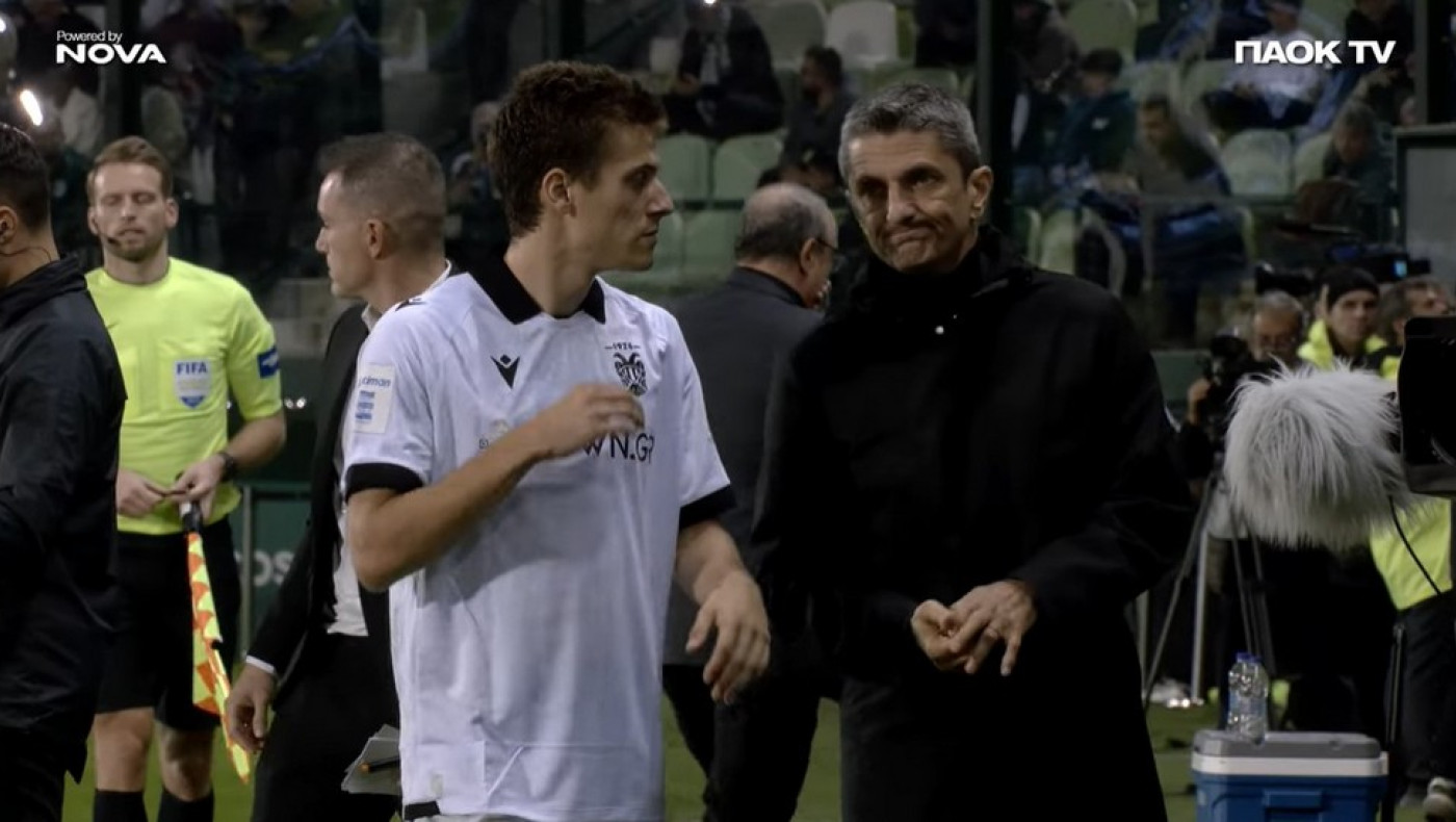 Παρακάμερα ΠΑΟΚ: Η αντίδραση του Λουτσέσκου στον τραυματισμό του Κωνσταντέλια