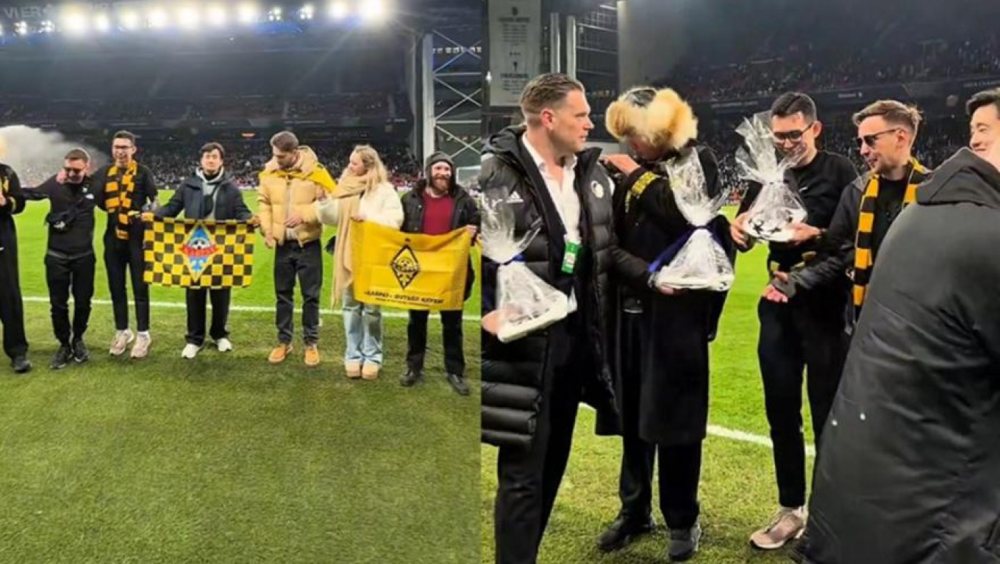 Τρομερή κίνηση από την Κοπεγχάγη-Μοίρασε δώρα στους... 10 φίλους της Καϊράτ Αλμάτι (vid)