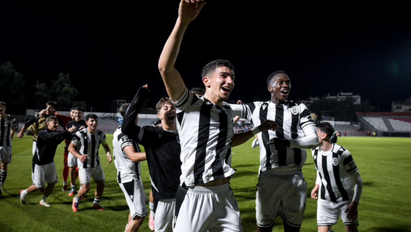 ΠΑΟΚ Κ19: Η διαφορά των 10 βαθμών και το «διπλό» επί του Ατρομήτου για να έρθει πιο κοντά στον τίτλο