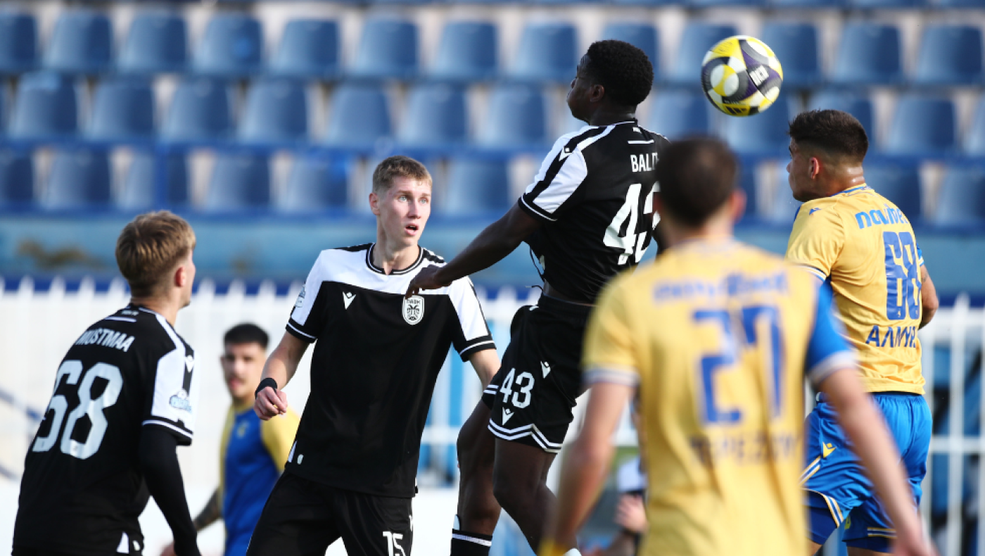 Αστέρας Τρίπολης Β - ΠΑΟΚ Β: Μοιρασιά στο Περιστέρι