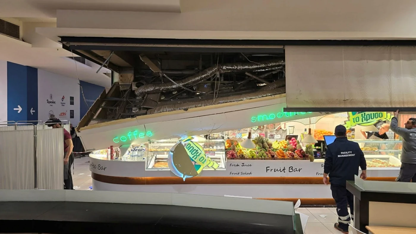 Θεσσαλονίκη: Πτώση οροφής σε εστιατόριο του Mediterranean Cosmos – Τραυματίας μία γυναίκα