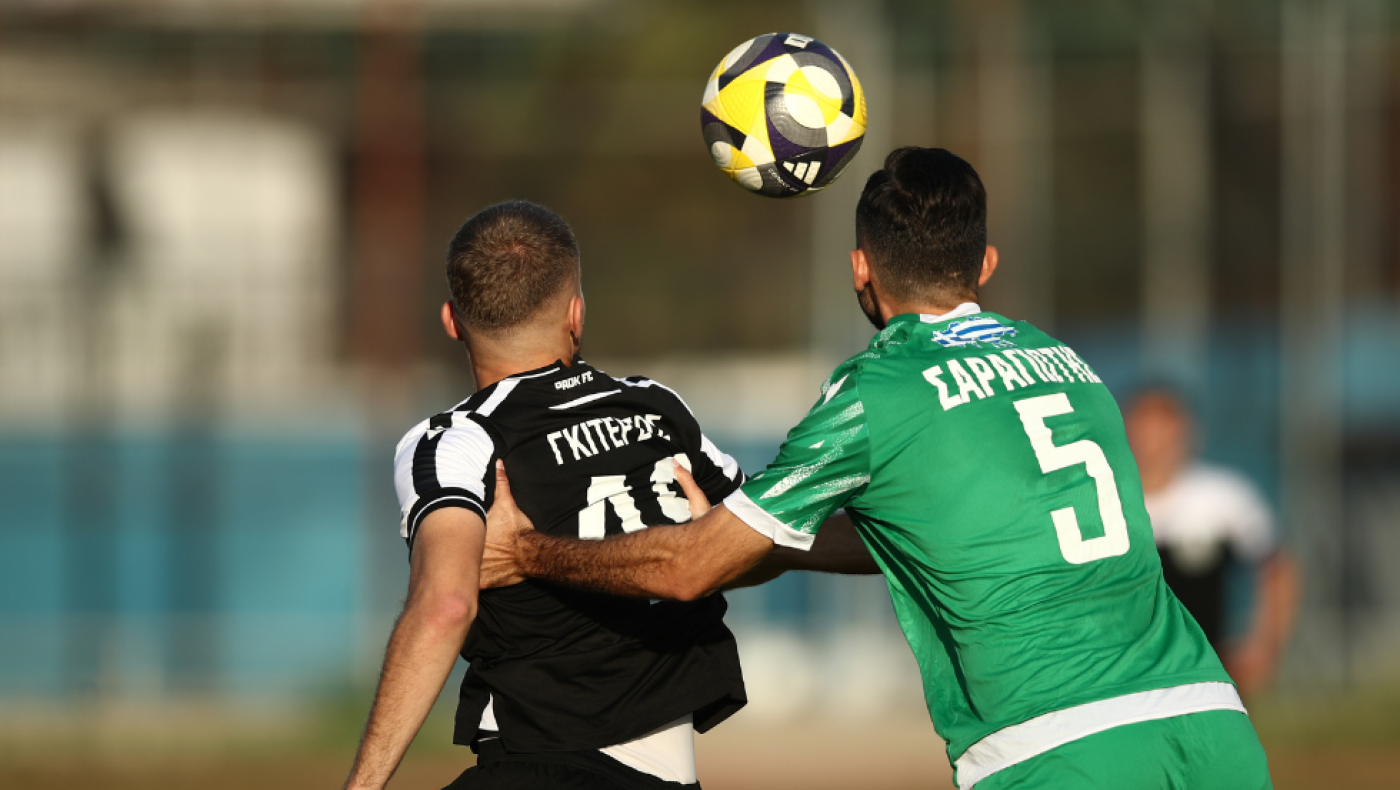Οι αρχικές ενδεκάδες στο Μακεδονικός - ΠΑΟΚ Β