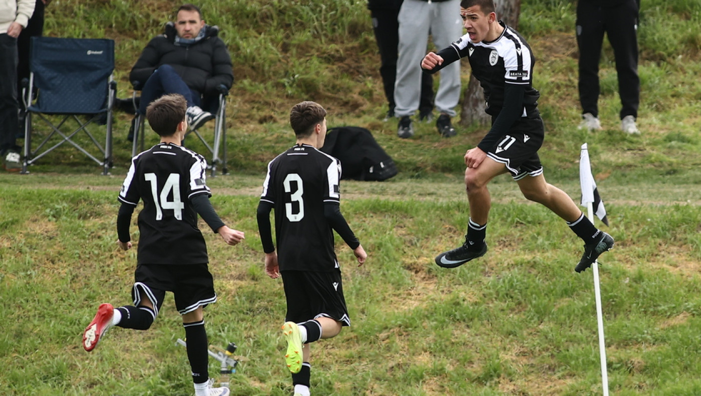 ΠΑΟΚ Κ15: «Σκούπισε» και τον Παναθηναϊκό και πάει... σφαίρα για τον τίτλο