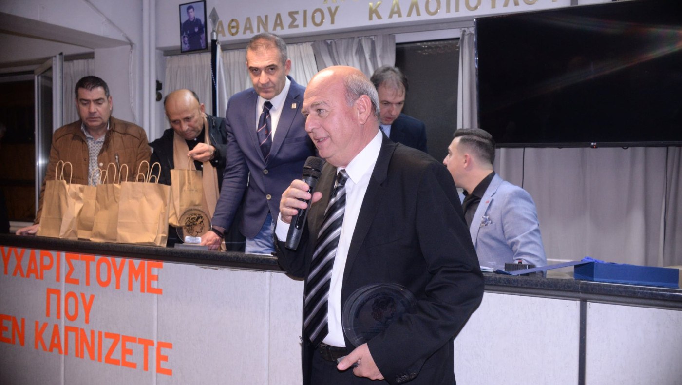 Βράβευση Γραμμένου στον σύνδεσμο διαιτητών: «Το δεύτερο σπίτι μου»