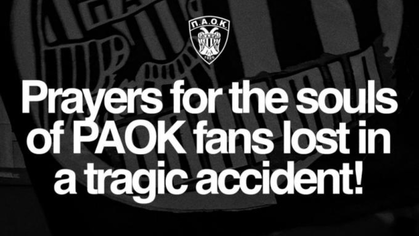 Παρτιζάν: «Οι καρδιές μας στις οικογένειες των θυμάτων»