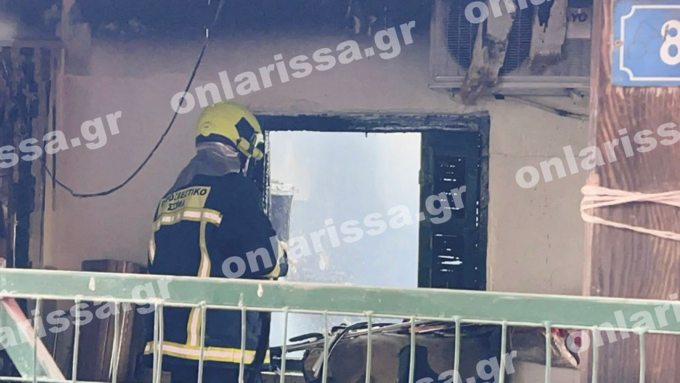 Τραγωδία στη Λάρισα: Νεκρή γυναίκα μετά από πυρκαγιά στο σπίτι της