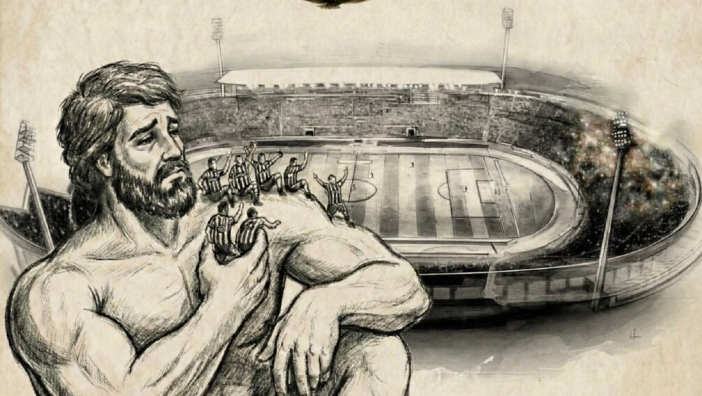 Παναιτωλικός: Το συγκινητικό πανό στο Αγρίνιο για τους επτά αδικοχαμένους οπαδούς του ΠΑΟΚ