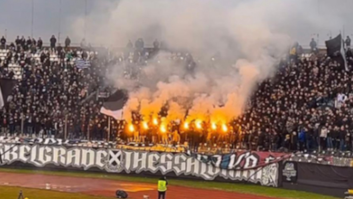 Η Παρτίζαν άναψε 7 πυρσούς για τα «αετόπουλα του ΠΑΟΚ»