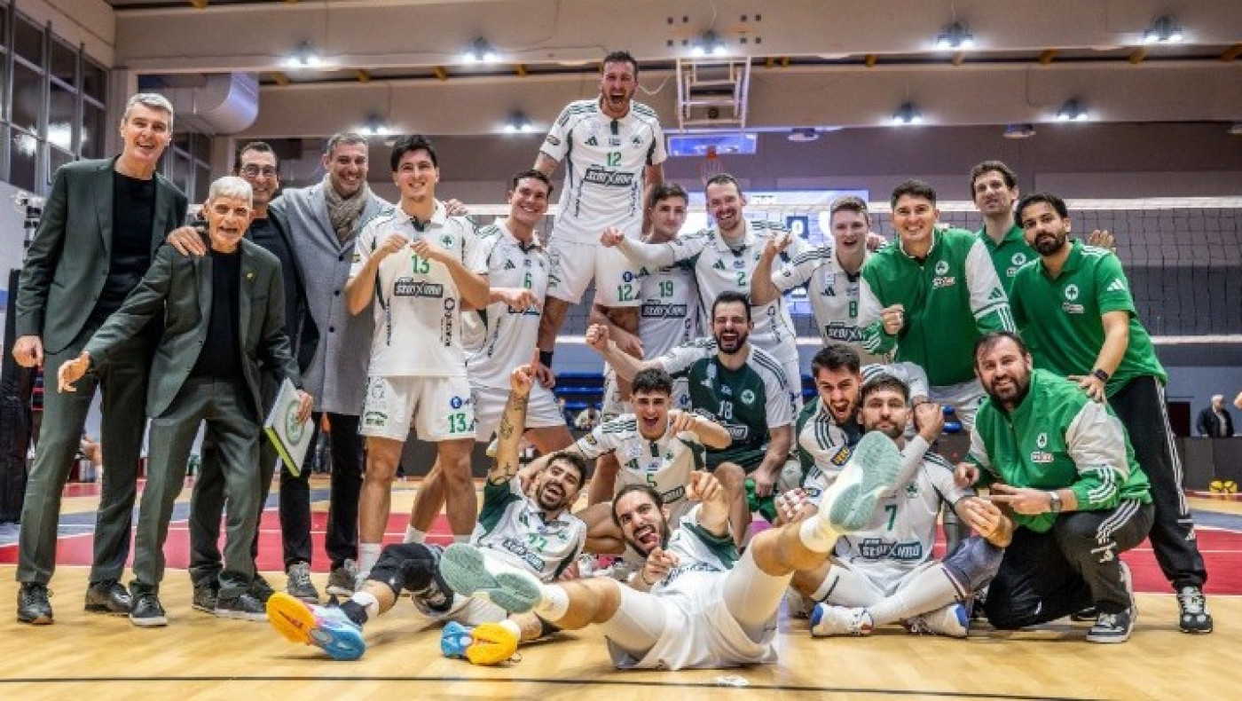 Volley League: Ισοπεδωτικός Παναθηναϊκός κόντρα στον Μίλωνα-Κέρδισε και «πάτησε» κορυφή