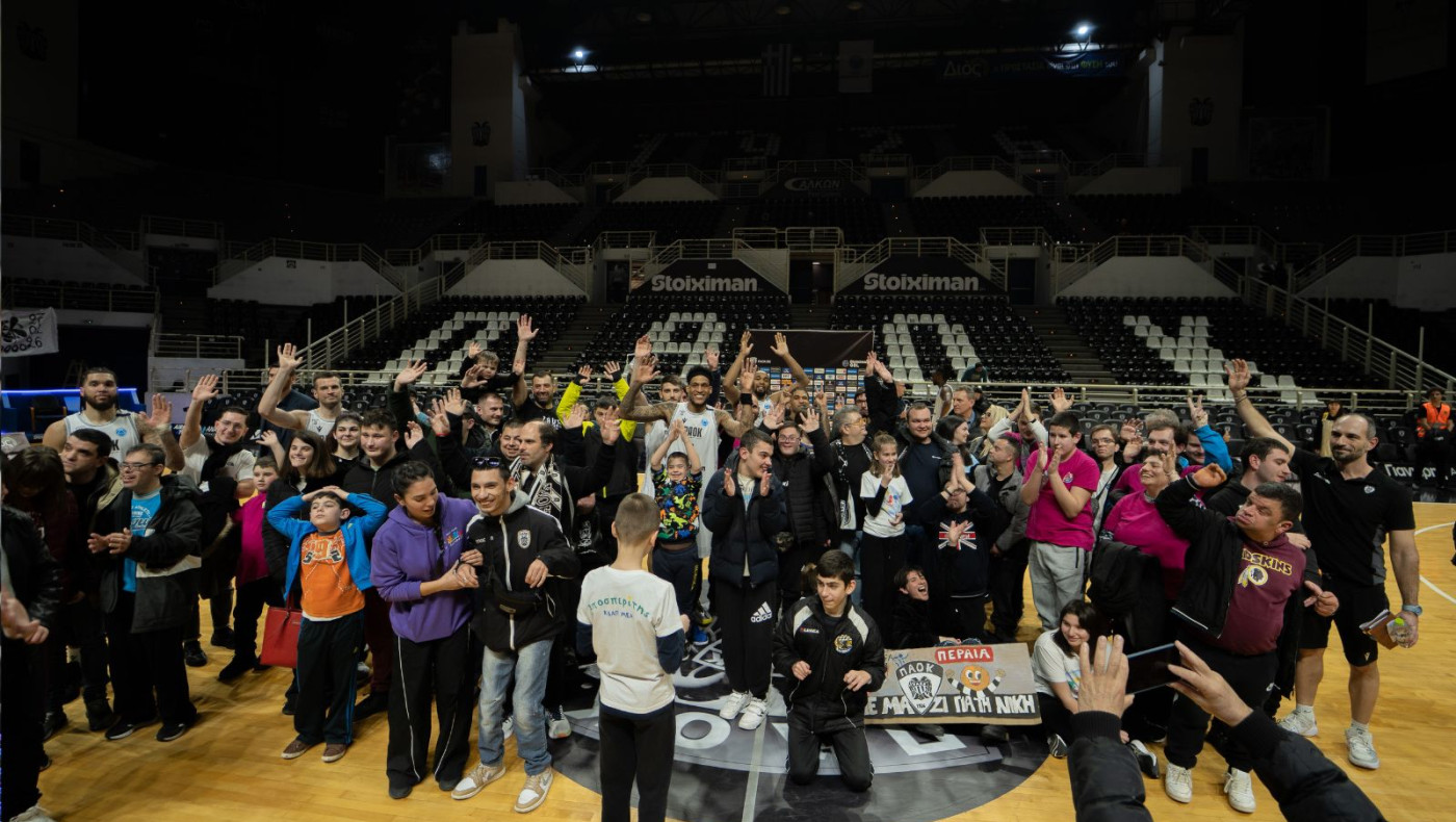 Εξαιρετική κίνηση της ΚΑΕ ΠΑΟΚ με ακαδημία μπάσκετ για άτομα με αναπηρία