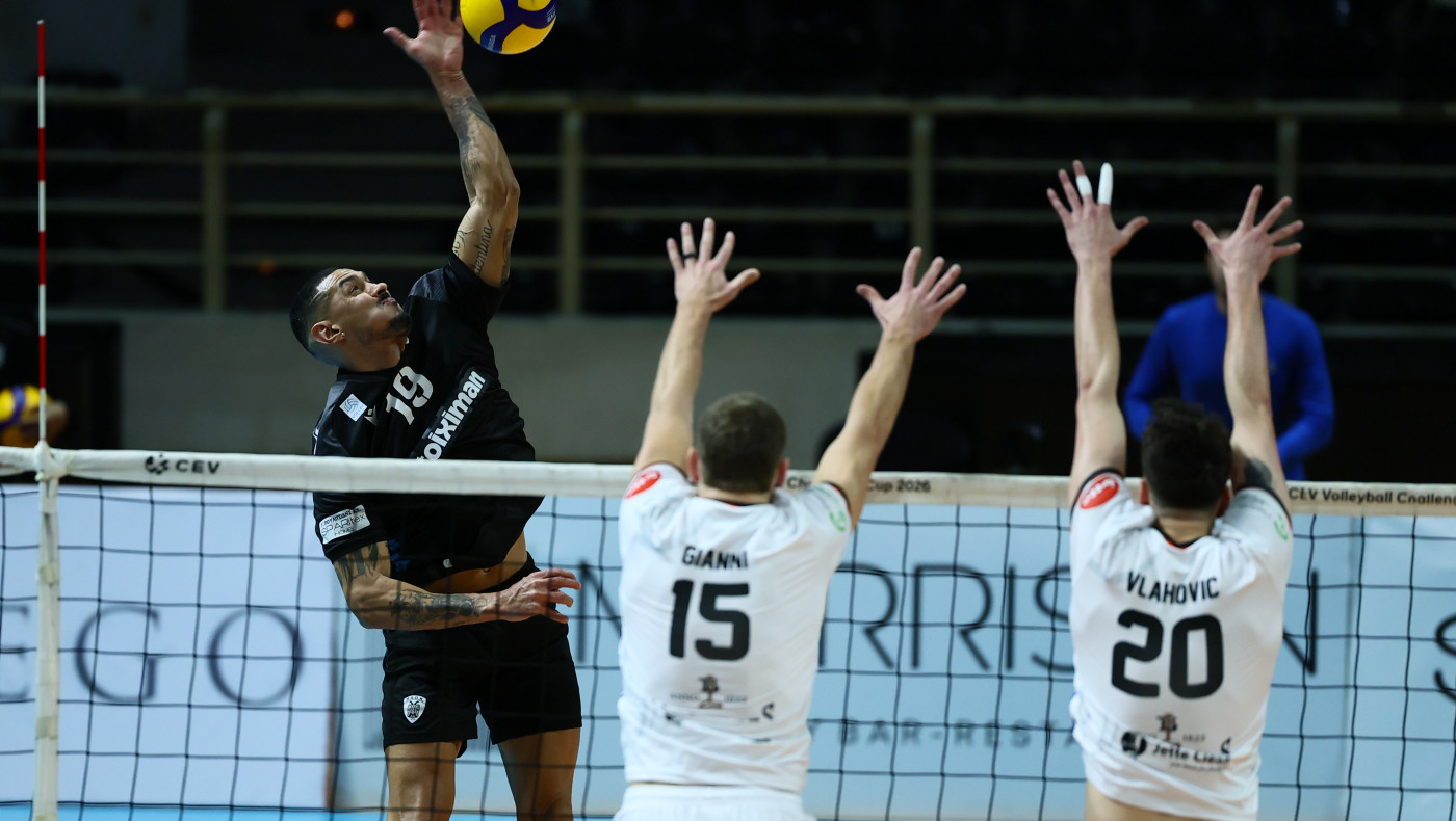 Κούραση και λάθη άφησαν τον ΠΑΟΚ εκτός ημιτελικών του CEV Challenge Cup