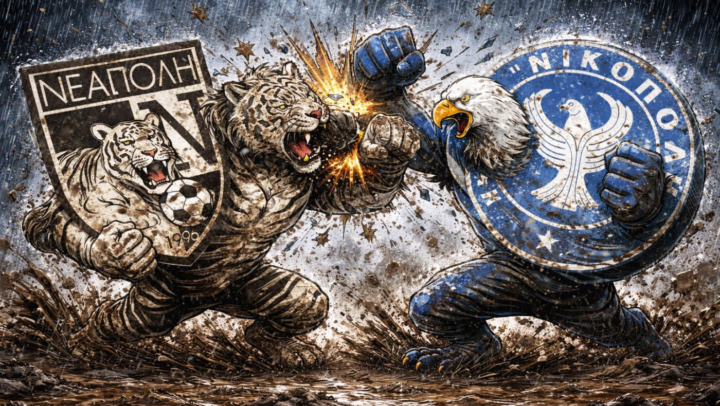 ΕΠΣΜ: Λασπομαχία στη Νεάπολη και διακοπή στο 63’