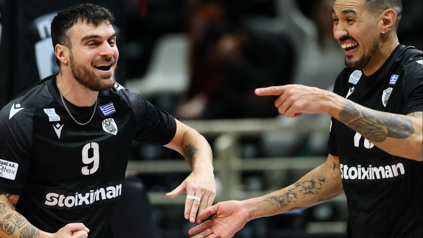 ΠΑΟΚ-Βολεϊ: Ντέρμπι Κυπέλλου, λεπτομερειών και «δίχως αύριο» κόντρα στον Παναθηναϊκό