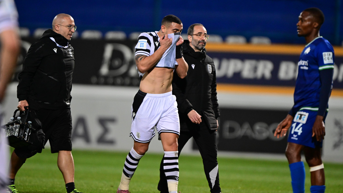 ΠΑΟΚ: Η πρώτη εκτίμηση για τον τραυματισμό του Γιακουμάκη