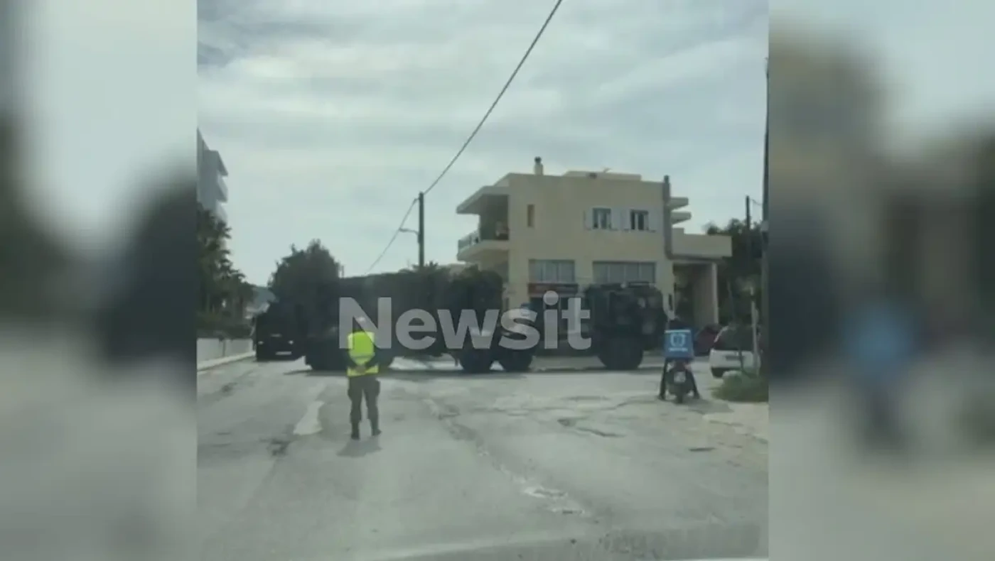 Στους δρόμους της Καρπάθου η συστοιχία των Patriot