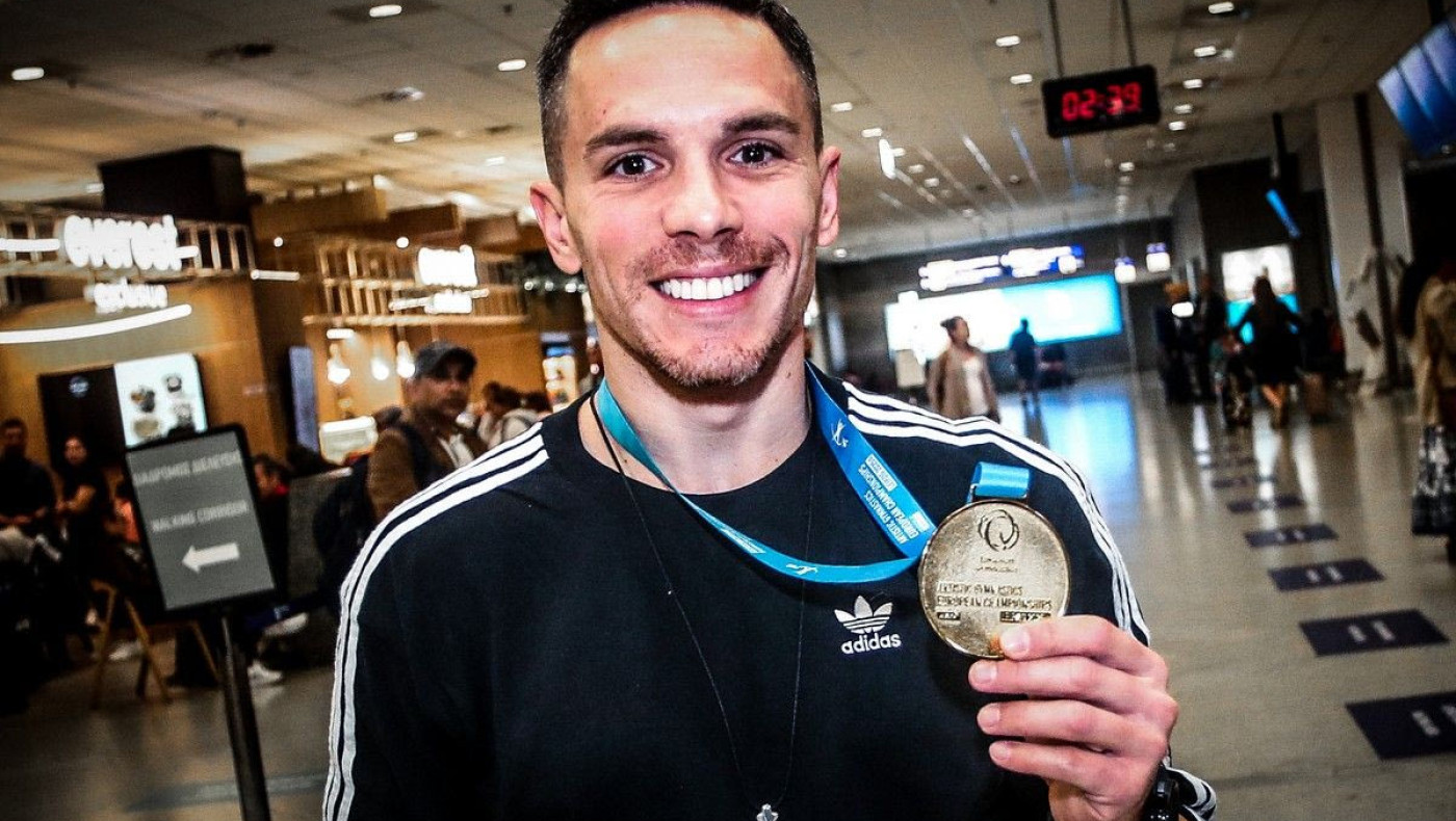 Πετρούνιας: Στον τελικό των κρίκων στο Παγκόσμιο Κύπελλο του Μπακού