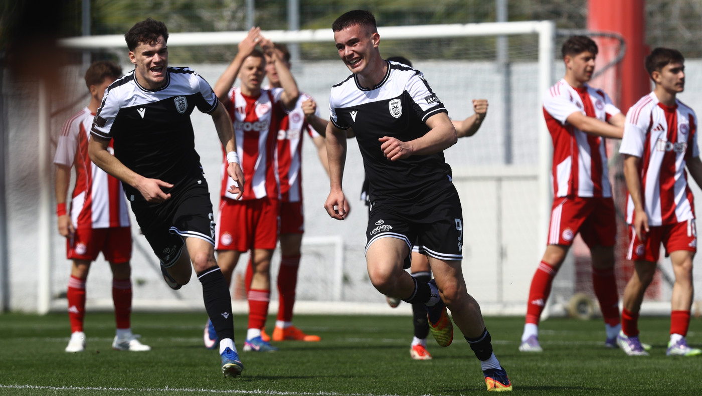 ΠΑΟΚ-Κ19: Διπλό επί του Ολυμπιακού και άνετη παραμονή στην κορυφή