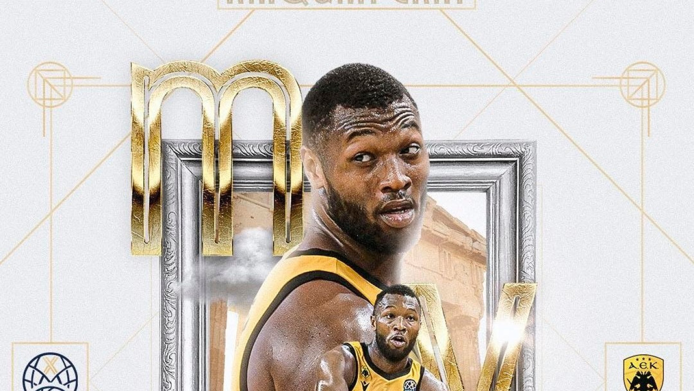 ΑΕΚ-BCL: MVP στους «16» ο ΡάιΚουαν Γκρέι