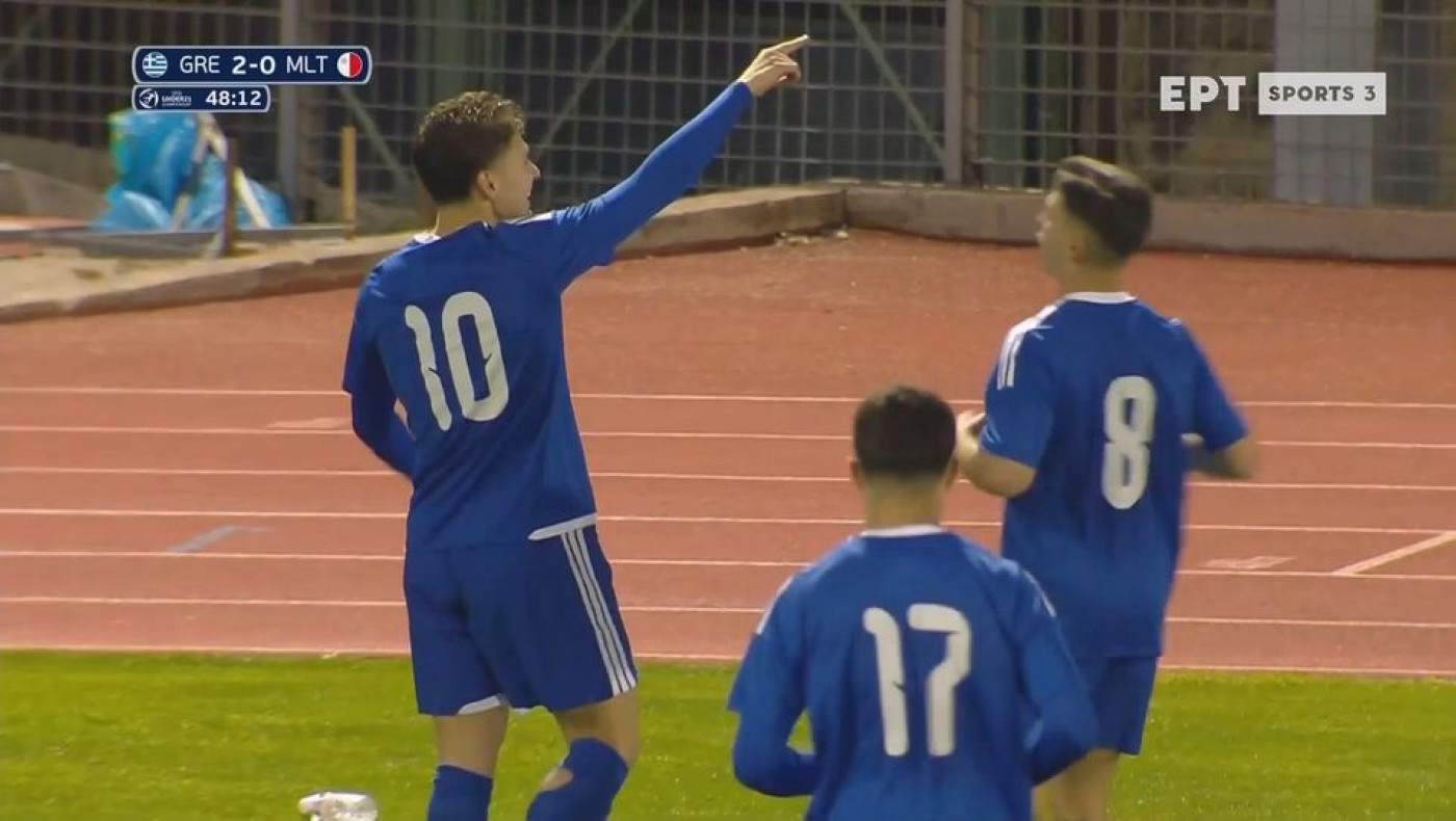 Ο Καλοσκάμης το 3-0 για την Ελπίδων  από ασίστ του Χατσίδη (vid)