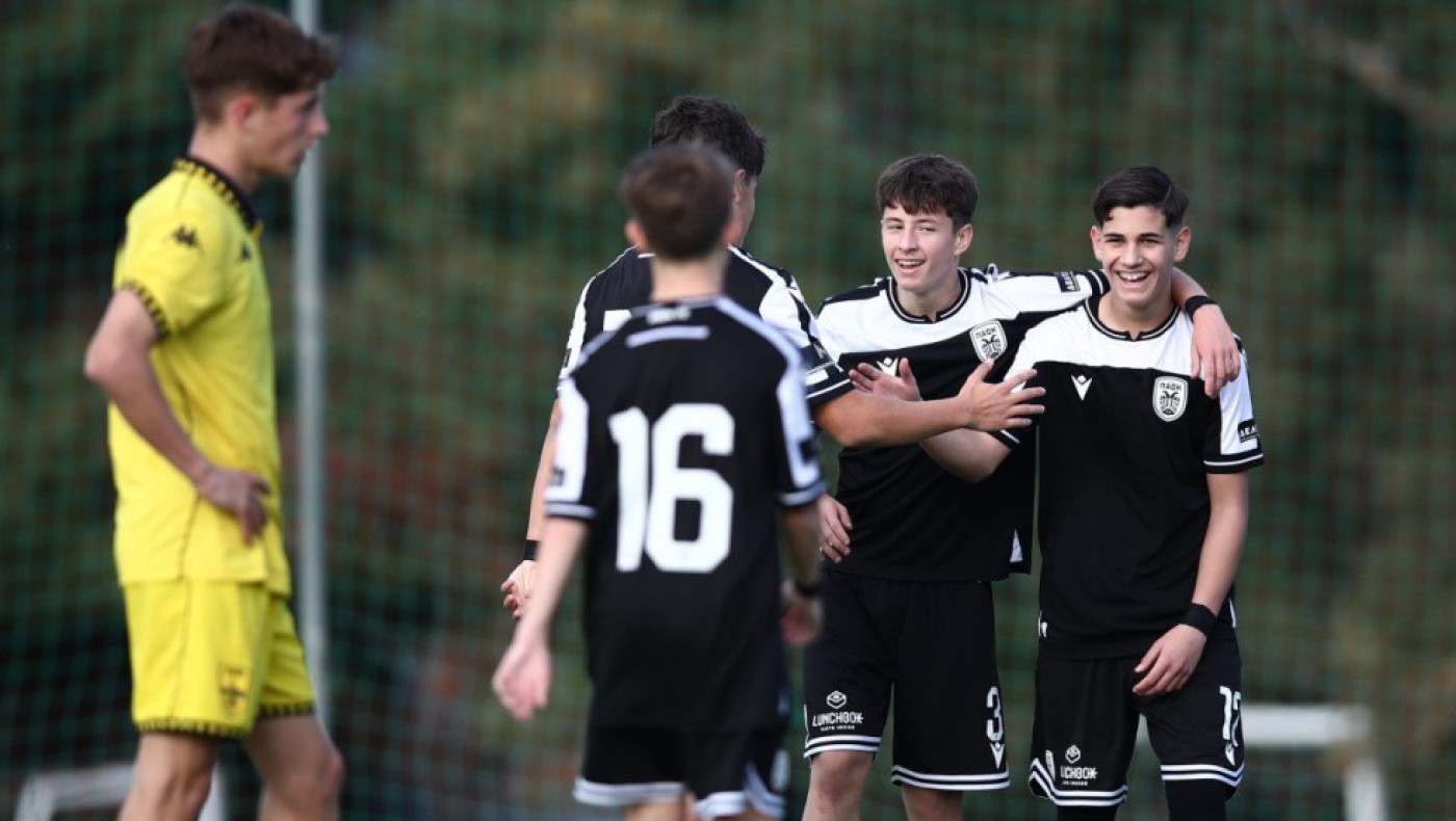 Ασταμάτητη η Κ15 του ΠΑΟΚ: «Διπλό» επί του Παναθηναϊκού και... 21/21