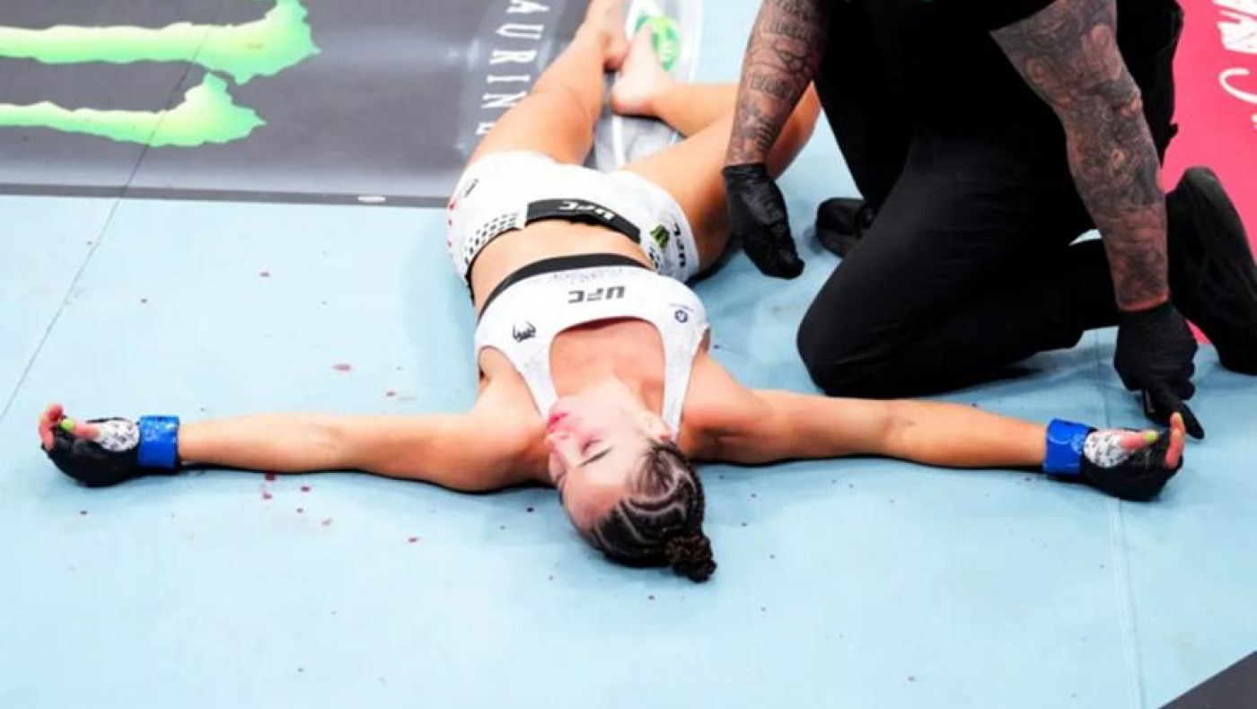 Σοκ στο UFC: Εγκληματική ενέργεια της Γκράσο κατά της Μπάρμπερ σε αγώνα